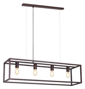 Пендел FRAME 4xE27/60W/230V мед