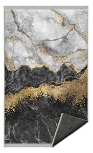 Черно-бял миещ се килим 160x230 cm - Mila Home