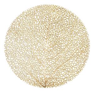 Подложка за хранене в златисто, ⌀ 38 cm - Tiseco Home Studio