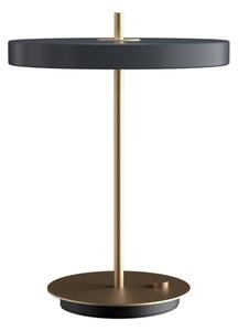 Антрацитна LED настолна лампа с метален абажур (височина 41,5 cm) Asteria Table - UMAGE