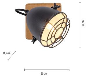 Leuchten Direkt 15171-18 - Стенен спот BEETLE 1xE14/10W/230V