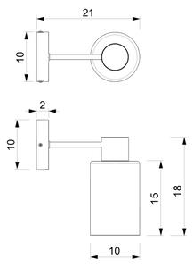 Аплик MADERA 1xE27/60W/230V бял/дървен