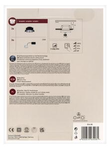 Paulmann 93408 - К-кт 3бр.LED/6,5W IP44 димируеми лунички за баня COLE 230V