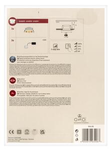 Paulmann 93406 - К-кт 3бр.LED/6,5W IP44 димируеми лампи за баня COLE 230V