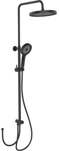 Комплект за душ от черна неръждаема стомана 120cm Soft Water - Wenko