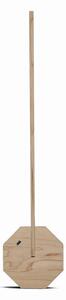 Светлокафява LED настолна лампа (височина 38 cm) Octagon One – Gingko