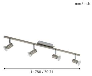 EGLO 90917 - Лампа за таван ROTTELO 4xGU10/LED/3W