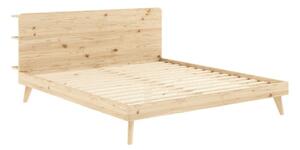 Двойно легло от борова дървесина с решетка 180x200 cm Retreat - Karup Design