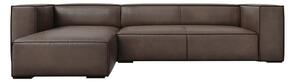 Ъглов диван от кафява кожа (ляв ъгъл) Madame - Windsor & Co Sofas