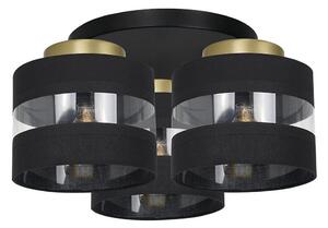 Полилей HAVARD 3xE27/60W/230V черен/месинг