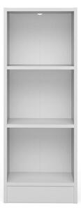 Бял шкаф за книги 41x107 cm Basic - Tvilum