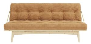 Разтегателен диван горчица 190 cm Folk - Karup Design