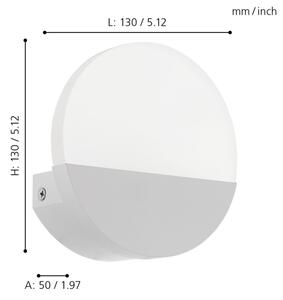 Eglo 96039 - LED стенен аплик METRASS 1 LED/4,5W/230V