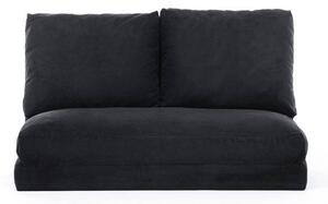 Черен разтегателен диван 120 cm Taida – Balcab Home