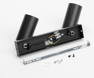 Brilagi - Спот SELE 2xGU10/30W/230V черен/златист