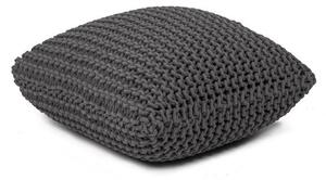 Сива възглавница Pouffe Knit - Bonami Essentials