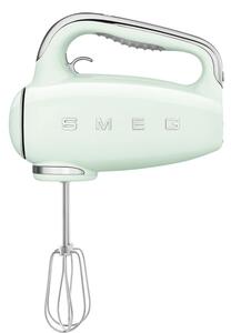 Ръчен миксер SMEG 50's Style HMF01PGEU, 250W, 9 скорости, Турбо, Скрит LED дисплей, Таймер, Аксесоари, Зелен