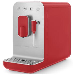 Еспресо машина SMEG Collezione BCC02RDMEU, 1350 W, 19 bar, 1.4 л, 8 функции, Вградена мелачка, Дюза за пара, Червен