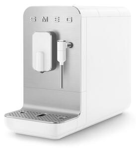 Еспресо машина SMEG Collezione BCC12WHMEU, 1350 W, 19 bar, 1.4 л, 8 функции, Вградена мелачка, Дюза за пара, Бял