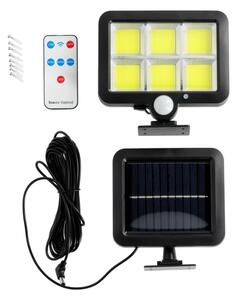LED соларен прожектор с сензор LED/1,5W/3,7V 6000K IP44 1200 mAh