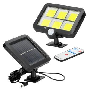 LED соларен прожектор с сензор LED/1,5W/3,7V 6000K IP44 1200 mAh