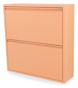 Метална накланяща се стойка за обувки в цвят сьомга 75x77,5x22,5 cm Billy – Spinder Design