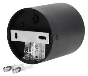 Екстериорен спот 1xGU10/35W/230V IP54 кръгъл черен