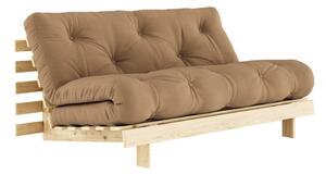 Кафяв разтегателен диван 160 cm Roots - Karup Design