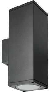 Екстериорен аплик 2xGU10/35W/230V IP54 ъглов черен