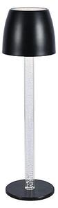 LED регулируема настолна лампа, зареждаща, 3W, 5V, 3000K, черна