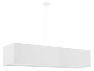 Sollux SL.0781 - Висящ полилей SANTA 5xE27/60W/230V 120см бял