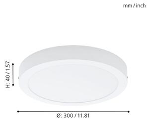 Eglo 78203 - LED таванно осветително тяло FUEVA LED/22W/230V