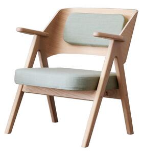 Светлозелен дъбов фотьойл Findahl от Hammel Me Tube - Hammel Furniture