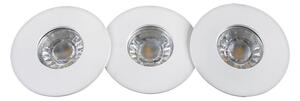 Rabalux 1078 - Комплект 3xLED вградено таванно осветително тяло за баня RANDY 3xLED/4W/230V кръгло