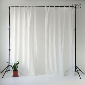 Бяла ленена завеса 130x170 cm White – Linen Tales