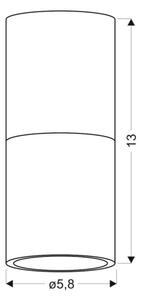 Лампа TUBA 1xGU10/50W/230V бяла