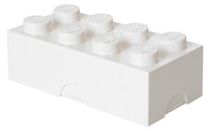 Бяла пластмасова детска кутия за съхранение 20x10x7 cm – LEGO®