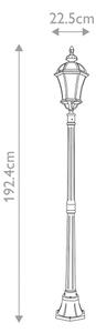 Garden Zone - Екстериорна лампа LEDBURY 1xE27/100W/230V IP44 черна