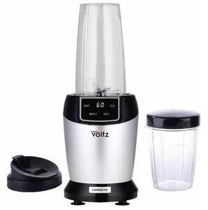 Нутри блендер Oliver Voltz OV51162FS, 1200W, 2 чаши, 1 л/800 мл, Без BPA, LED дисплей, Сребрист
