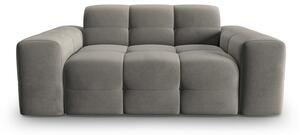 Сив кадифен диван 156 cm Kendal - Micadoni Home