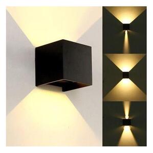 LED Екстериорен аплик KREON 2xLED/3W/230V IP54 3000K черен