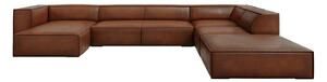 Ъглов диван от кафява кожа (десен ъгъл) Madame - Windsor & Co Sofas