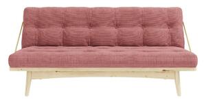 Розов разтегателен диван 190 cm Folk - Karup Design
