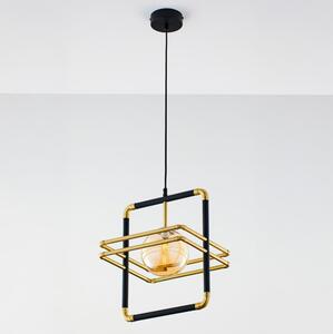 Jupiter 2025 - Пендел FIORI 1xG9/10W/230V черен/златист/бежов