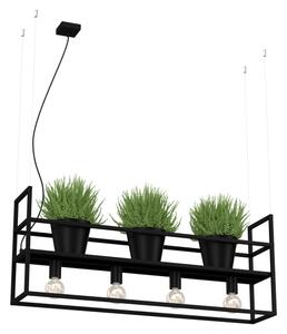 Висящ полилей SHELF 4xE27/60W/230V