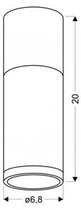 Таванна лампа TUBA GU10/15W/230V