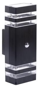 Екстериорен аплик със сензор BREZZA 2xGU10/35W/230V IP65