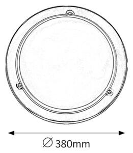 Rabalux 5143 - Плафон UFO 2xE27/60W/230V