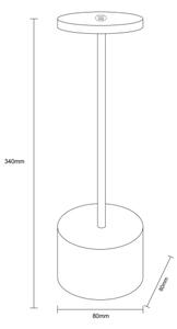 Globo 21019N - LED регулируема настолна лампа POLINA LED/1,2W/3,7V