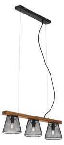 Briloner 4077-035 - Пендел WOOD & STYLE 3xE14/25W/230V